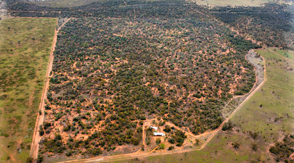 Aerial view of Richard Underwood Nature Refuge